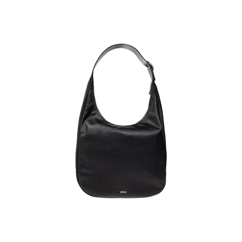 FANSIZHE Leather Handbag, Shoulder Bag Tubas Women's Black-2