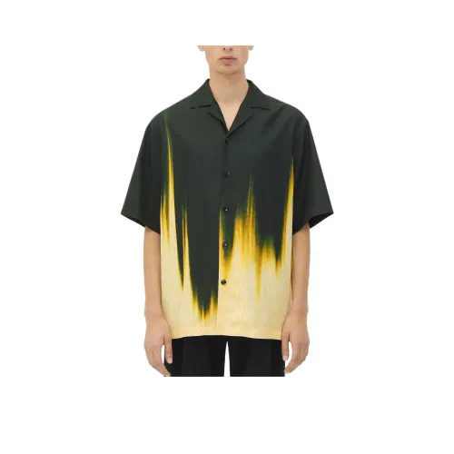 Bottega Veneta FW24 Shirt Men's Jasper With Yellow Accents