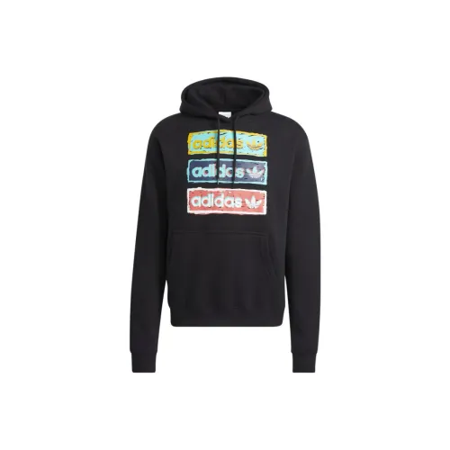 Adidas Originals TRI LINEAR HOOD Sweatshirt Men's Black