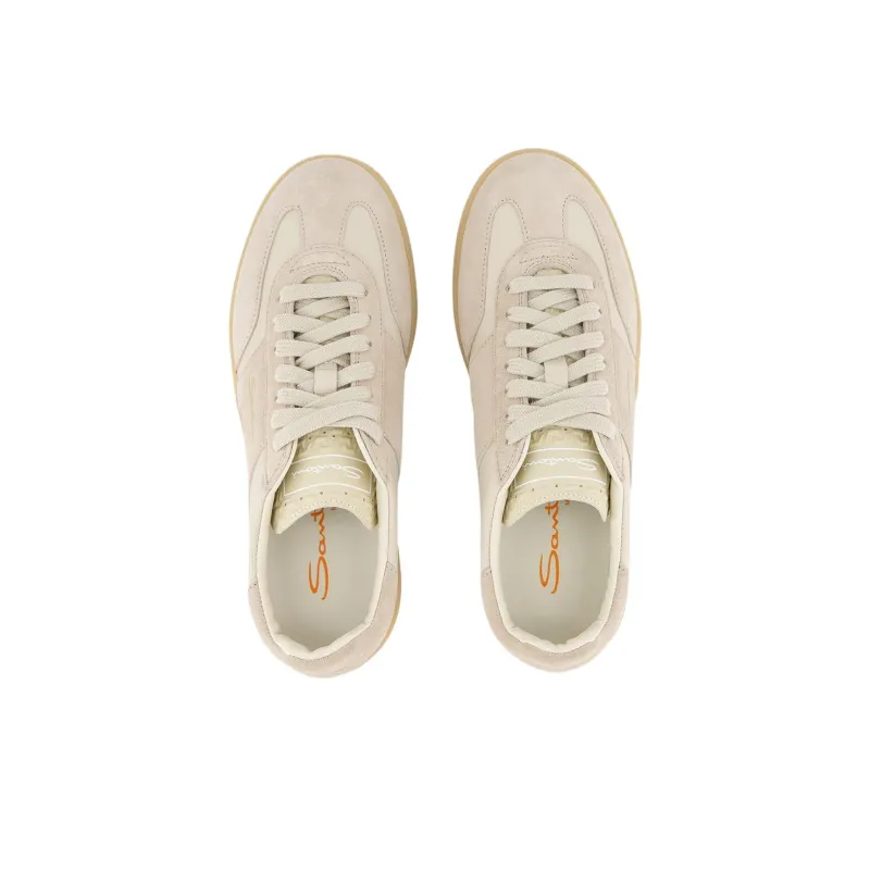 Santoni DBS Oly Low Top Skateboard Shoes Women's Beige-4