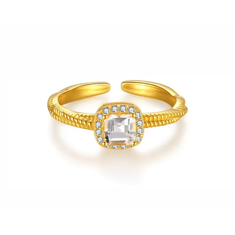 CHINA GOLD Topazes Rings Women's-0