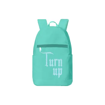 TURN UP Polyester Students Backpack Regular Unisex Multicolor