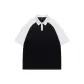 Black & White Heather Gray Sleeves