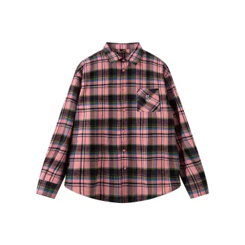 RickyisClown Shirt Unisex Pink Plaid