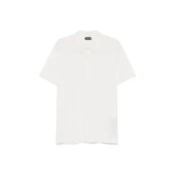 TOM FORD Logo Embroidered Short Sleeved Polo Shirt
