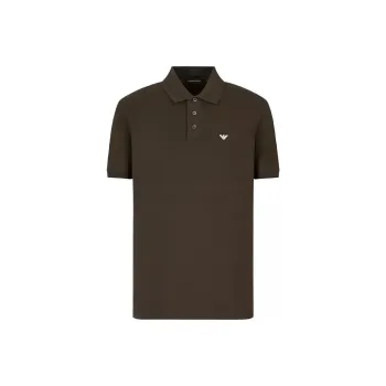 EMPORIO ARMANI Polo Shirts Men Brown