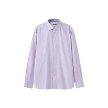 Zegna Long Sleeved Shirt Box Men's Light Smoke Pink