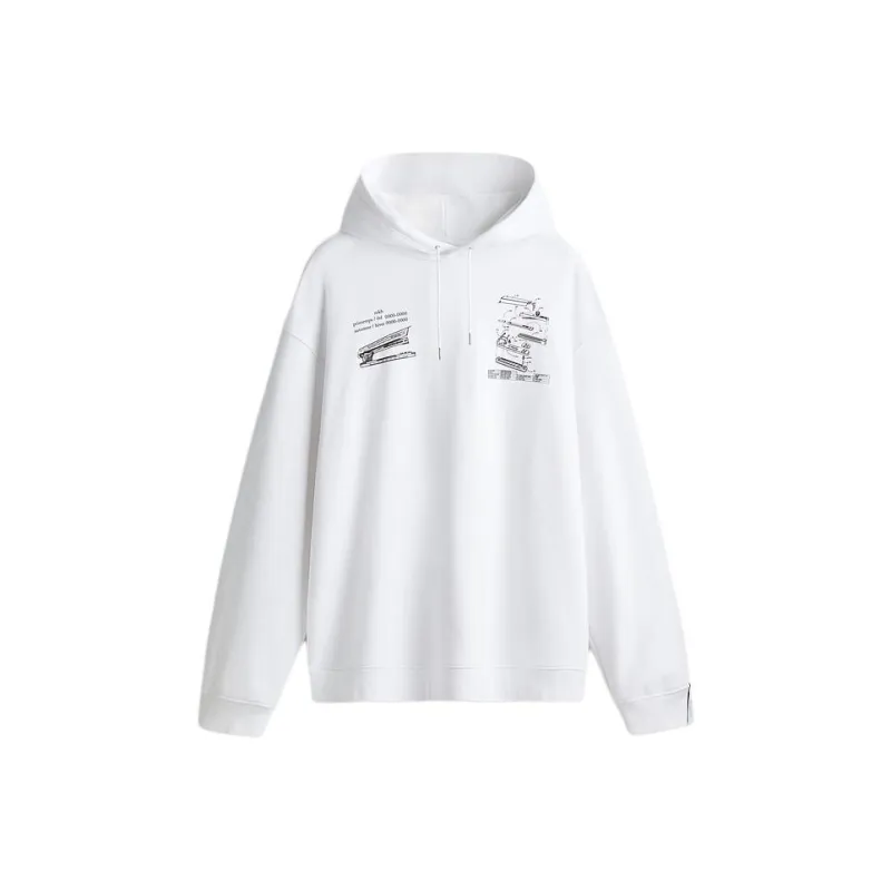 H&M x ROKH Sweatshirt Men's White/Stapler-0