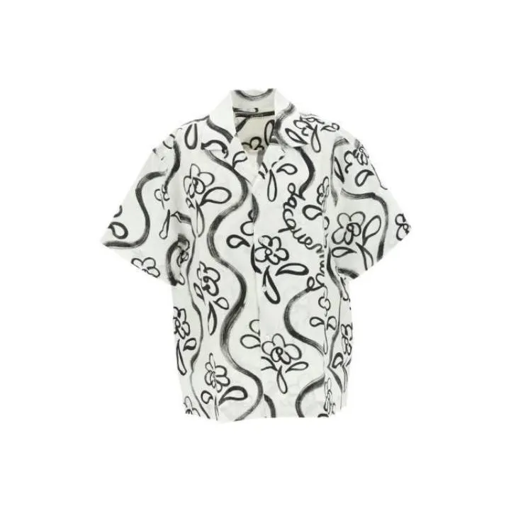 Jacquemus La Chemise Jean Floral Print Shirt-0