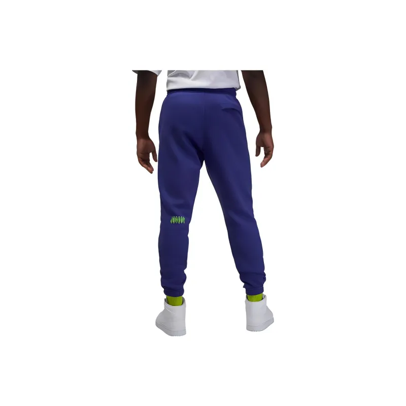 Jordan Flight MVP Knitted Sports Pants Men's Purple-1