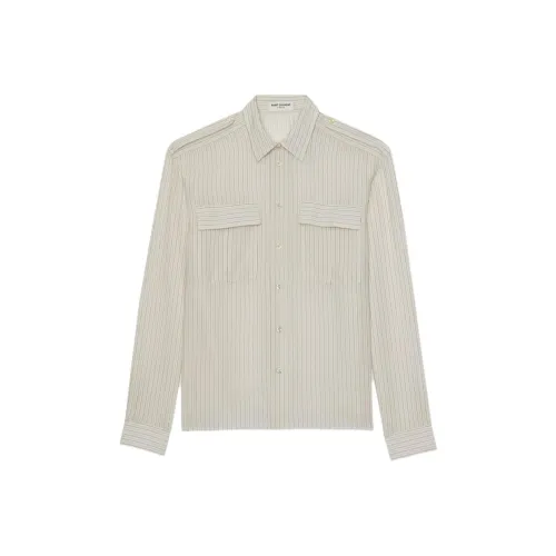 SAINT LAURENT Shirt Men's Beige