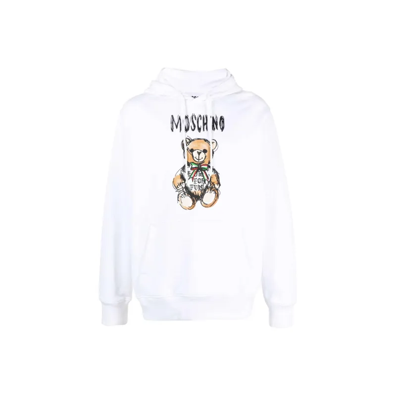 MOSCHINO Teddy Bear Cotton Hoodie-0