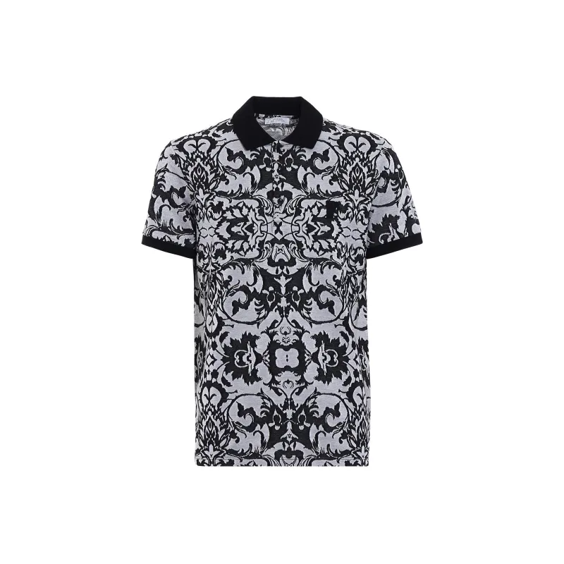 VERSACE Polo Shirts Men Black-0