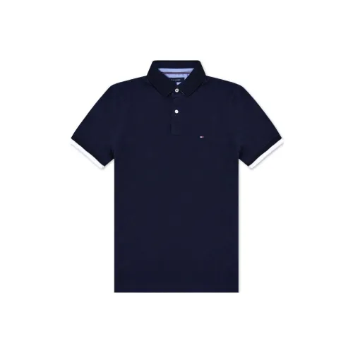 Tommy Hilfiger Polo Shirts Men Navy Blue