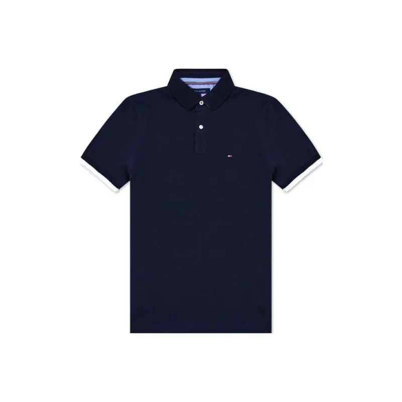 Tommy Hilfiger Polo Shirts Men Navy Blue-0