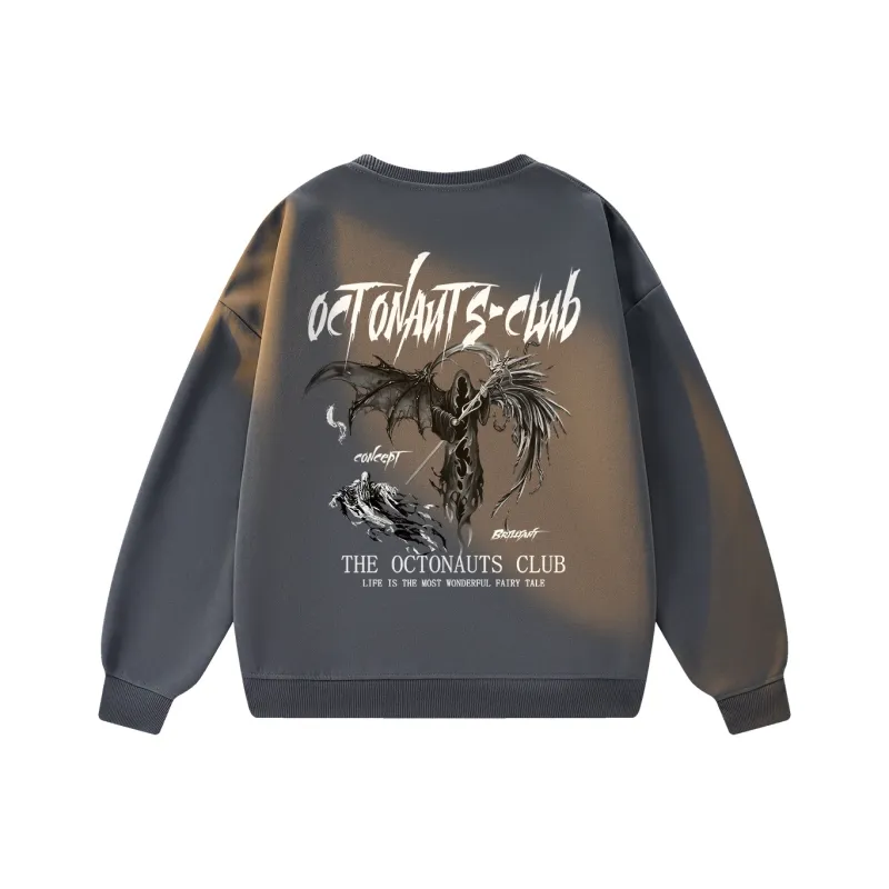 Small Columns Under The Sea Sweatshirt Unisex-20