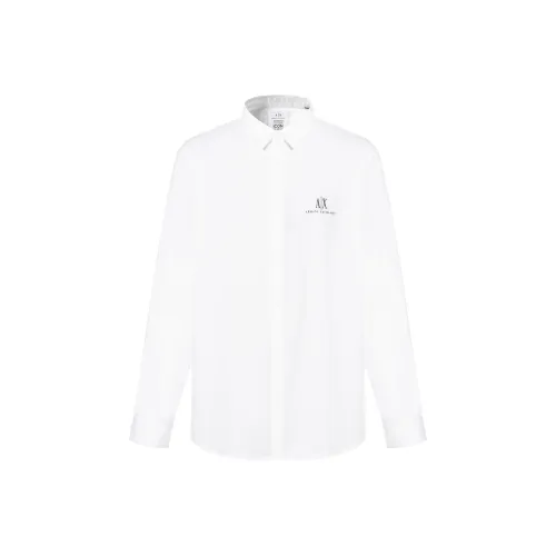 ARMANI EXCHANGEAE SS22 Shirt Men's White