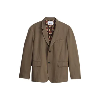 ZARA Business Suits Men Mink
