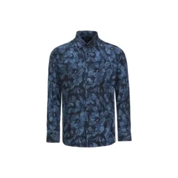 BRAUN BUFFEL Shirts Men Blue