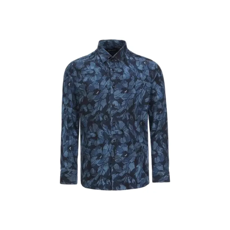 BRAUN BUFFEL Shirts Men Blue-0