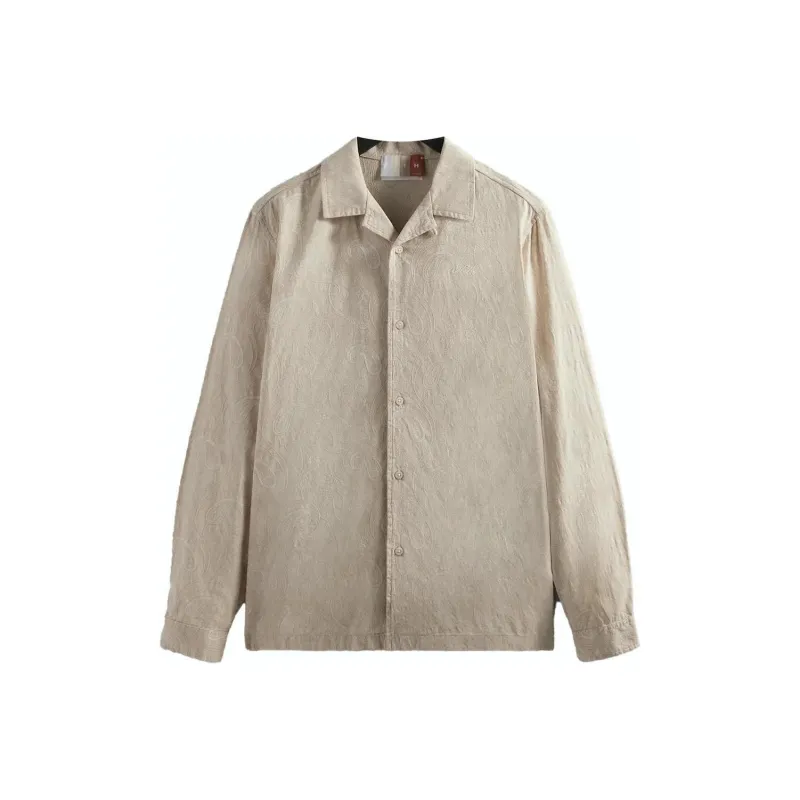 KITH Paisley Jacquard Thompson Camp Collar Shirt-0