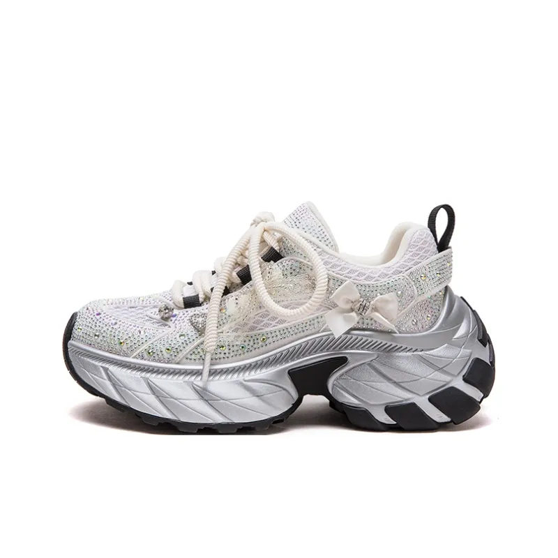 Chibang Lightweight Low Top Chunky Sneakers Women's-0