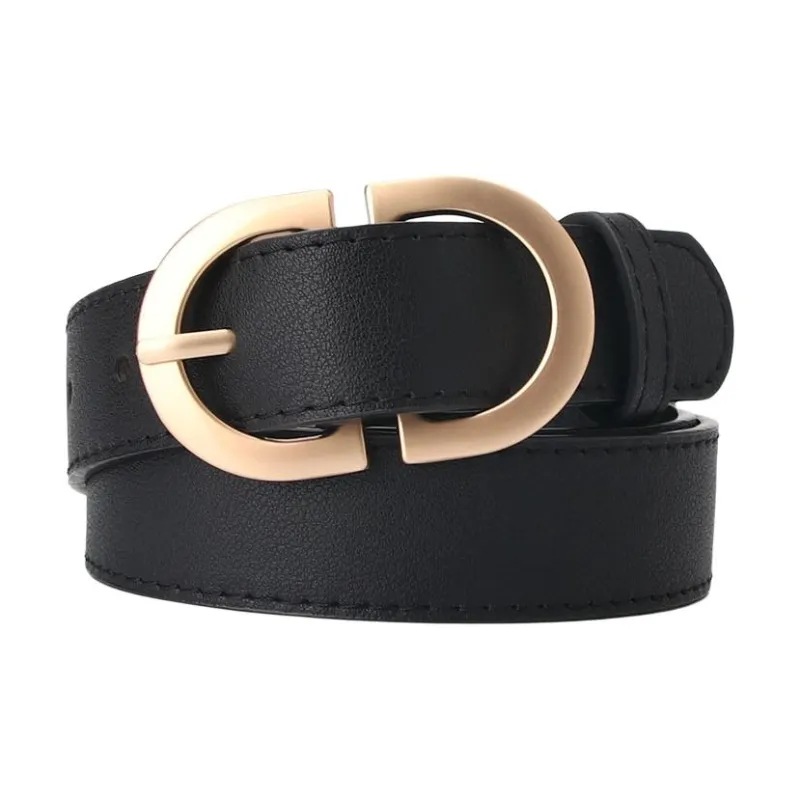 JEANSWEST PU Leather Belts Women's 2.8cm-22