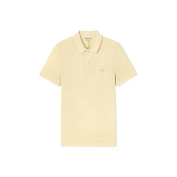 LACOSTE Polo Shirts Men Beige Yellow