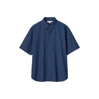 UNIQLO x JWANDERSON Uniqlo Jw Anderson Co Branded Series SS24 Shirt Men's Navy Blue