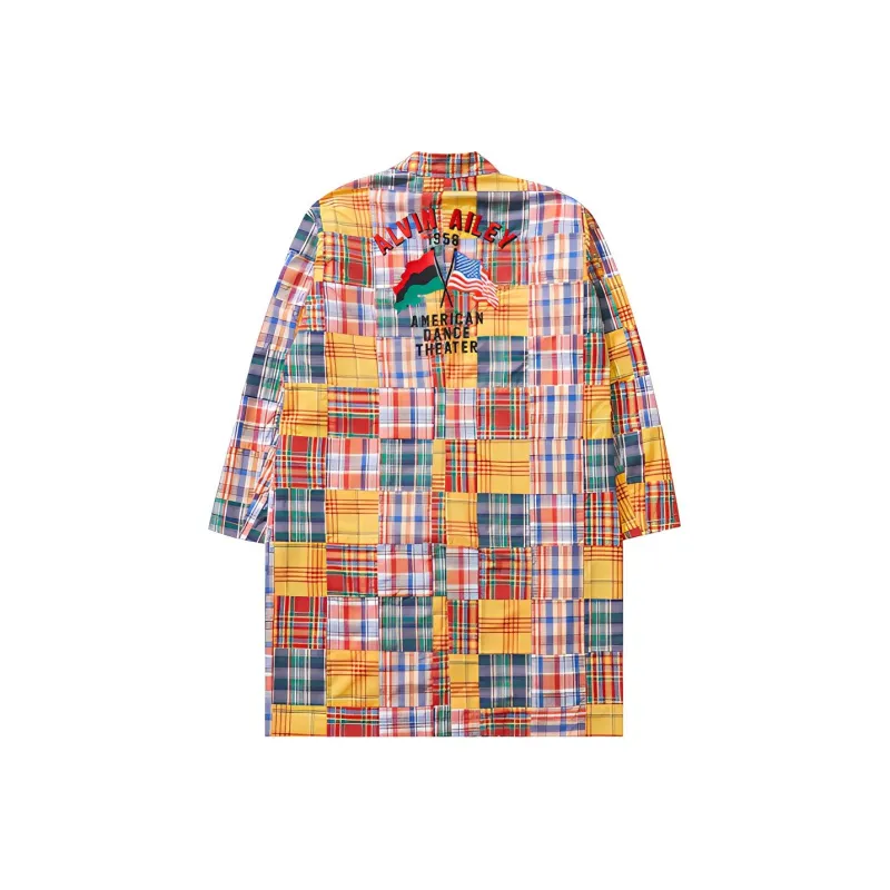 Champion Tears Madras Trench Coat-1