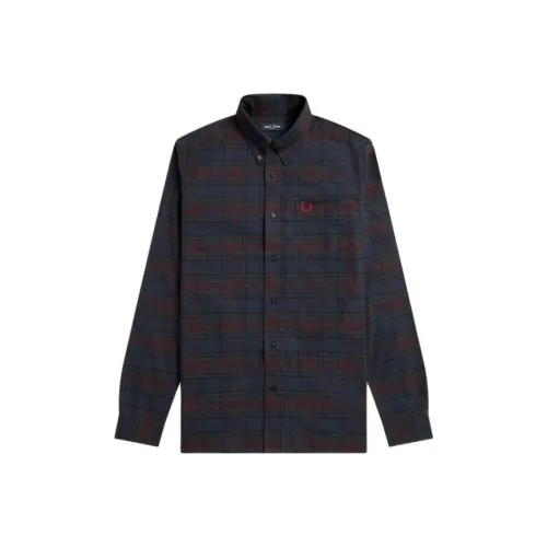 FRED PERRY Shirt Men's Marine Blue