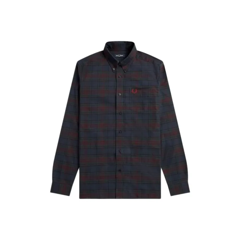 FRED PERRY Shirt Men's Marine Blue-0