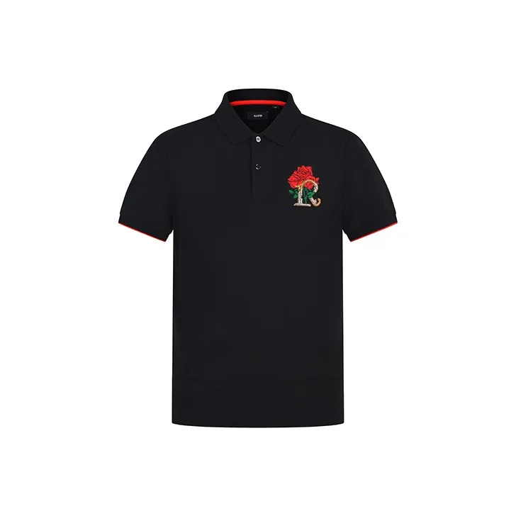 RARE Polo Shirts Men Black-0