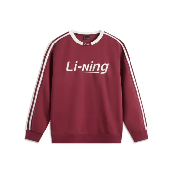 LiNing Sports Life Collection Sweatshirt Unisex Bicycle Red
