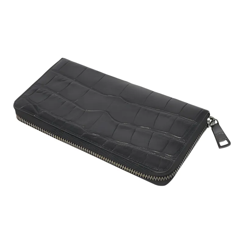 COACH Unisex Accordion Wallet Black-2