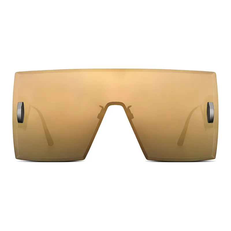 DIOR Irregular Shape Sunglasses Unisex Yellow-1