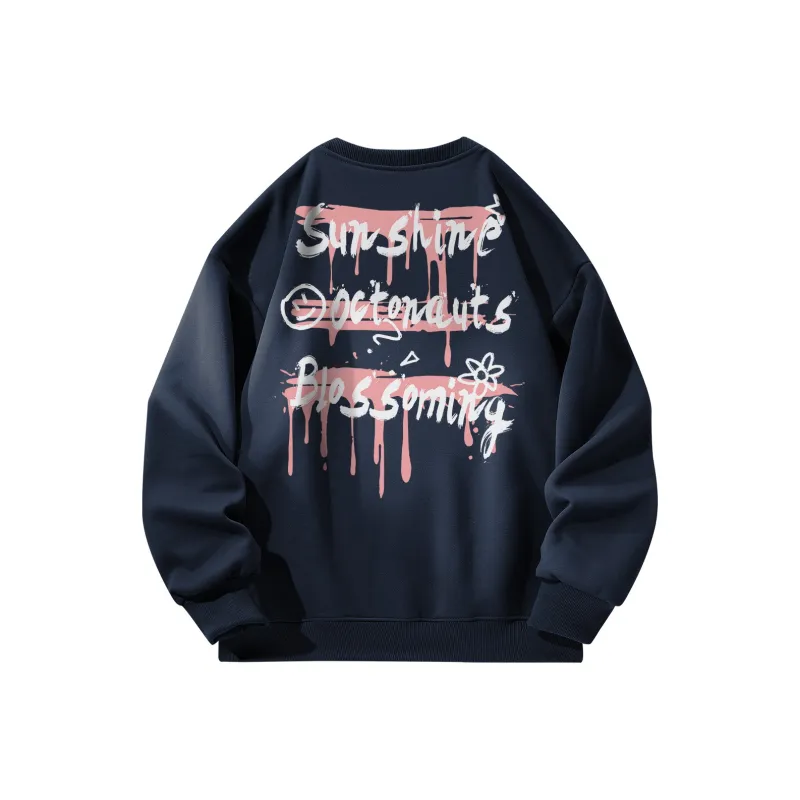 Small Columns Under The Sea Sweatshirt Unisex-2