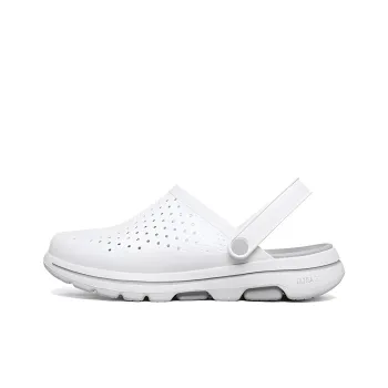 Skechers Go Walk 5 EVA Slip-Resistant Slide Slippers Men's White