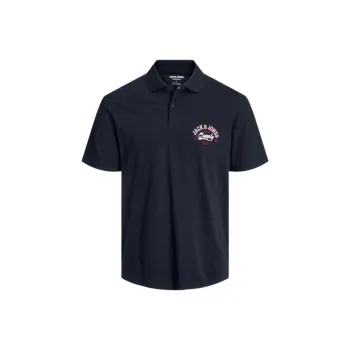 JACK JONES· Polo Shirt Men's Marine Blue