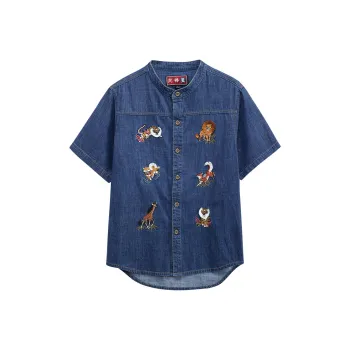 ONIARAI Shirt Unisex Denim Blue