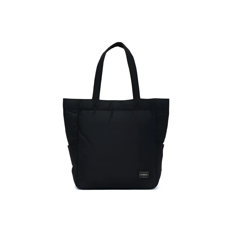 PORTER Nylon Tote Bag Shopping Bag Shoulder Bag Handbag Unisex Black-0