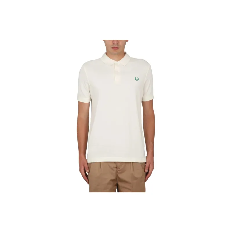 FRED PERRY Polo Shirts Men Ecru-0