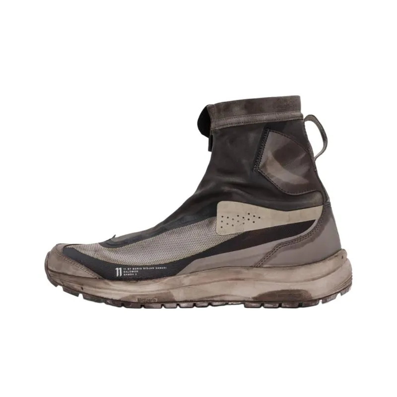 SALOMON x 11 BY BORIS BIDJAN SABERI Bamba 2 High Top Casual Shoes Men's Taupe-0