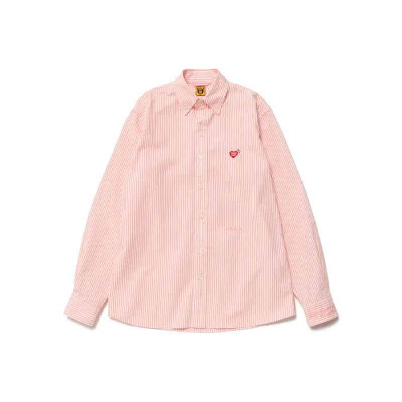HUMAN MADE Heart Logo Stripe Bd Shirt-5