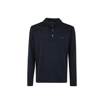 MICHAEL KORS Logo Embroidered Sleeved Polo Shirt