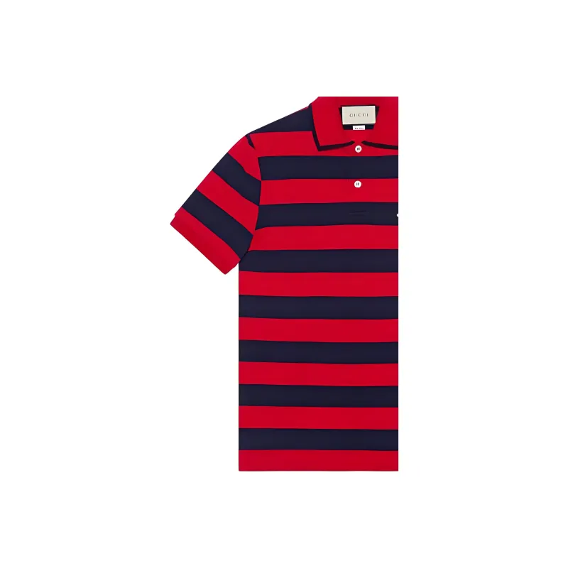 GUCCI Polo Shirts Men Red-1