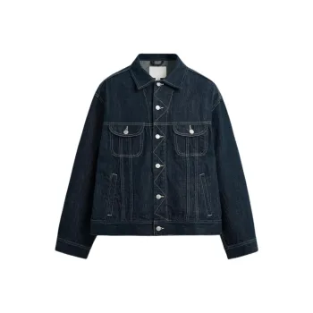ZARA Denim Jackets Men Blue