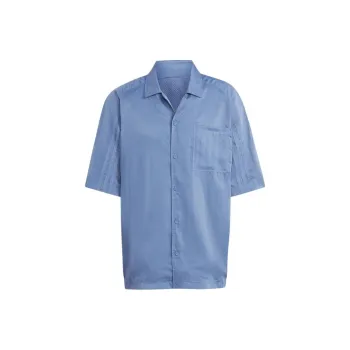 Adidas Originals Fashion Short Sleeve Shirt Shirt Men's Blue