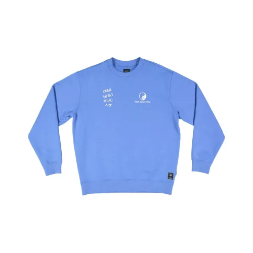 RVCA 블루 남성 맨투맨