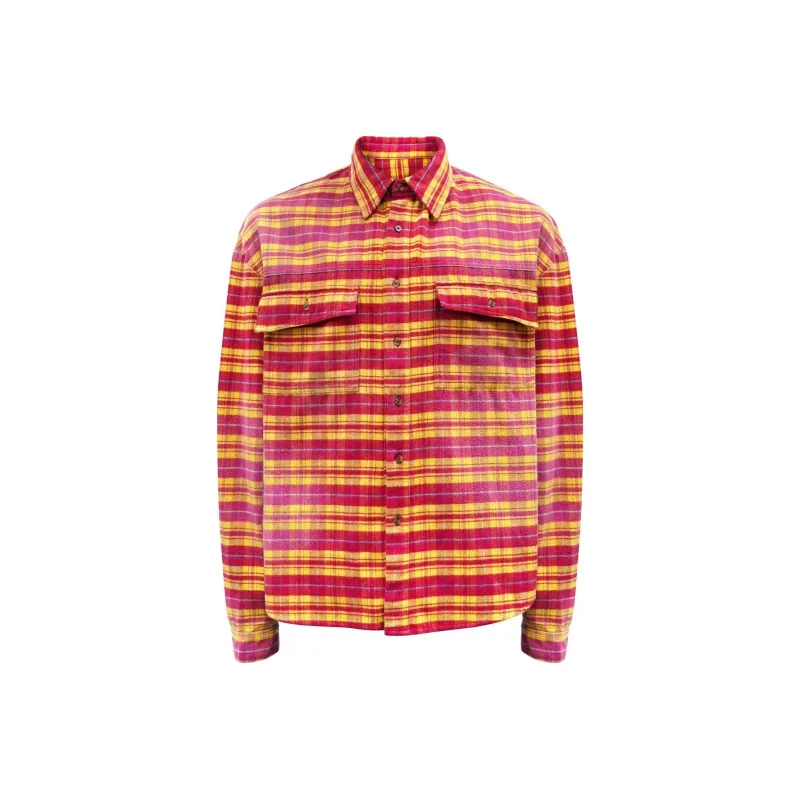 FARFROMWHAT Shirt Spring Men's Red-0